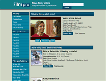 Tablet Screenshot of filmpro.sk